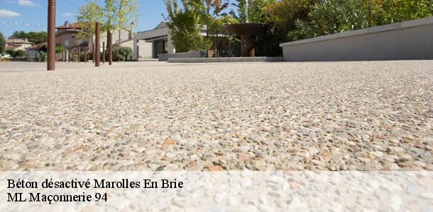 Béton désactivé  marolles-en-brie-94440 ML Maçonnerie 94