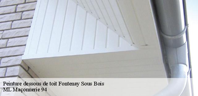 Peinture dessous de toit  fontenay-sous-bois-94120 ML Maçonnerie 94
