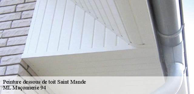 Peinture dessous de toit  saint-mande-94160 ML Maçonnerie 94