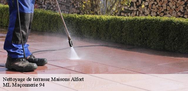 Nettoyage de terrasse  maisons-alfort-94700 ML Maçonnerie 94