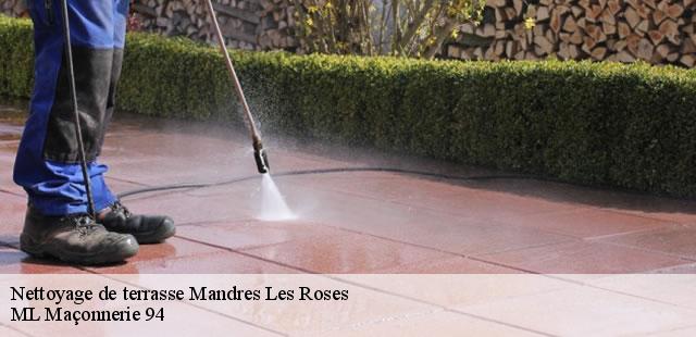 Nettoyage de terrasse  mandres-les-roses-94520 ML Maçonnerie 94