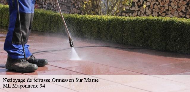 Nettoyage de terrasse  ormesson-sur-marne-94490 ML Maçonnerie 94