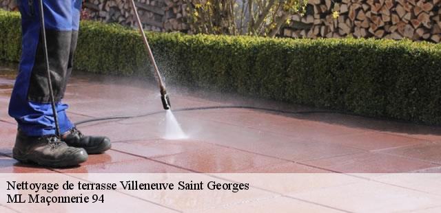 Nettoyage de terrasse  villeneuve-saint-georges-94190 ML Maçonnerie 94