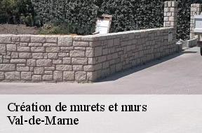 Création de murets et murs Val-de-Marne 
