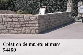 Création de murets et murs  94480