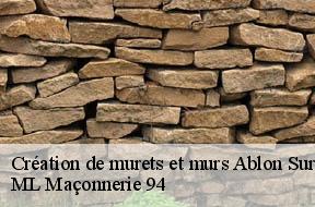 Création de murets et murs  94480