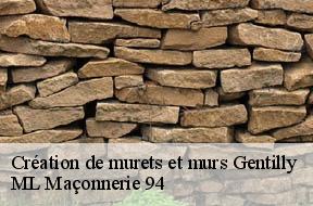 Création de murets et murs  94250