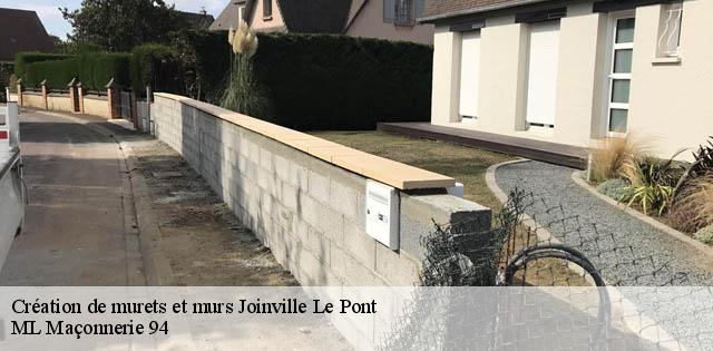 Création de murets et murs  joinville-le-pont-94340 ML Maçonnerie 94