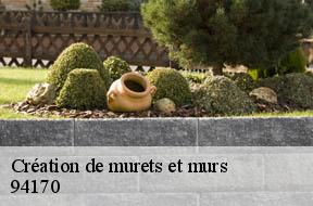 Création de murets et murs  94170