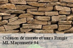 Création de murets et murs  94150