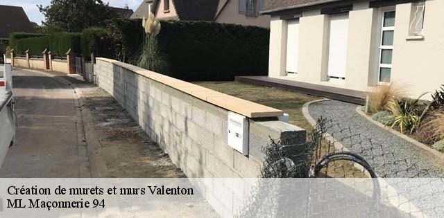 Création de murets et murs  valenton-94460 ML Maçonnerie 94