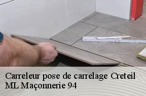 Carreleur pose de carrelage  94000