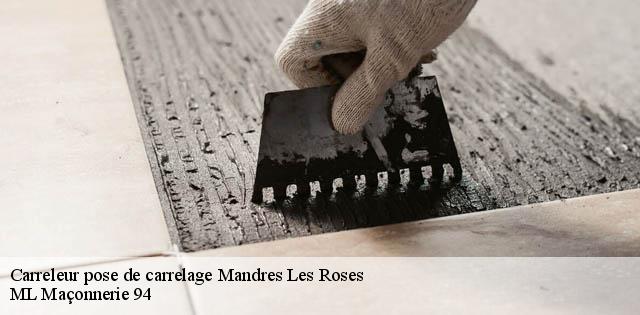 Carreleur pose de carrelage  mandres-les-roses-94520 ML Maçonnerie 94